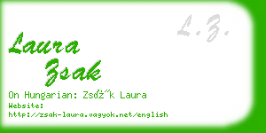 laura zsak business card